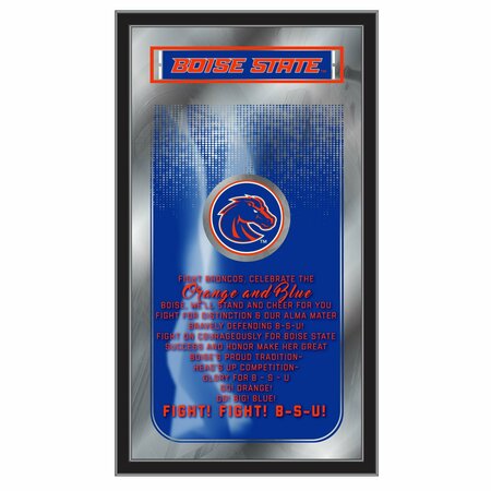 HOLLAND BAR STOOL CO Boise State 26" x 15" Fight Song Mirror MFghtBoiseS